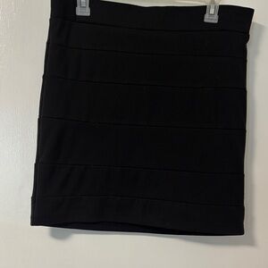 Black Bandage Mini Skirt - Classic Fitted Style